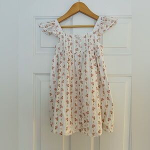 Janie and Jack Floral White Kids Dress